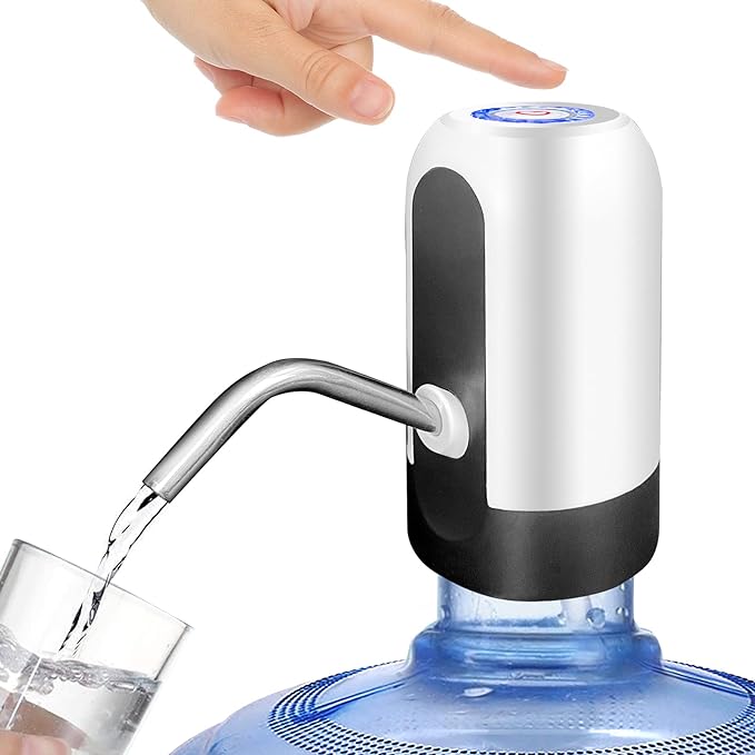 Water Bottle Pump, USB Charging Portable