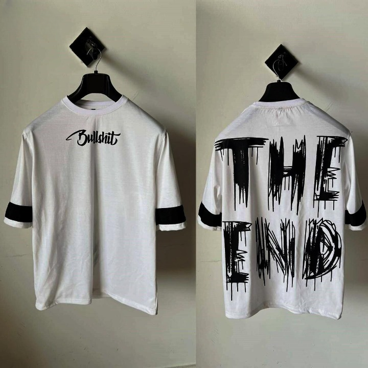 The End Printed  Drop shoulder